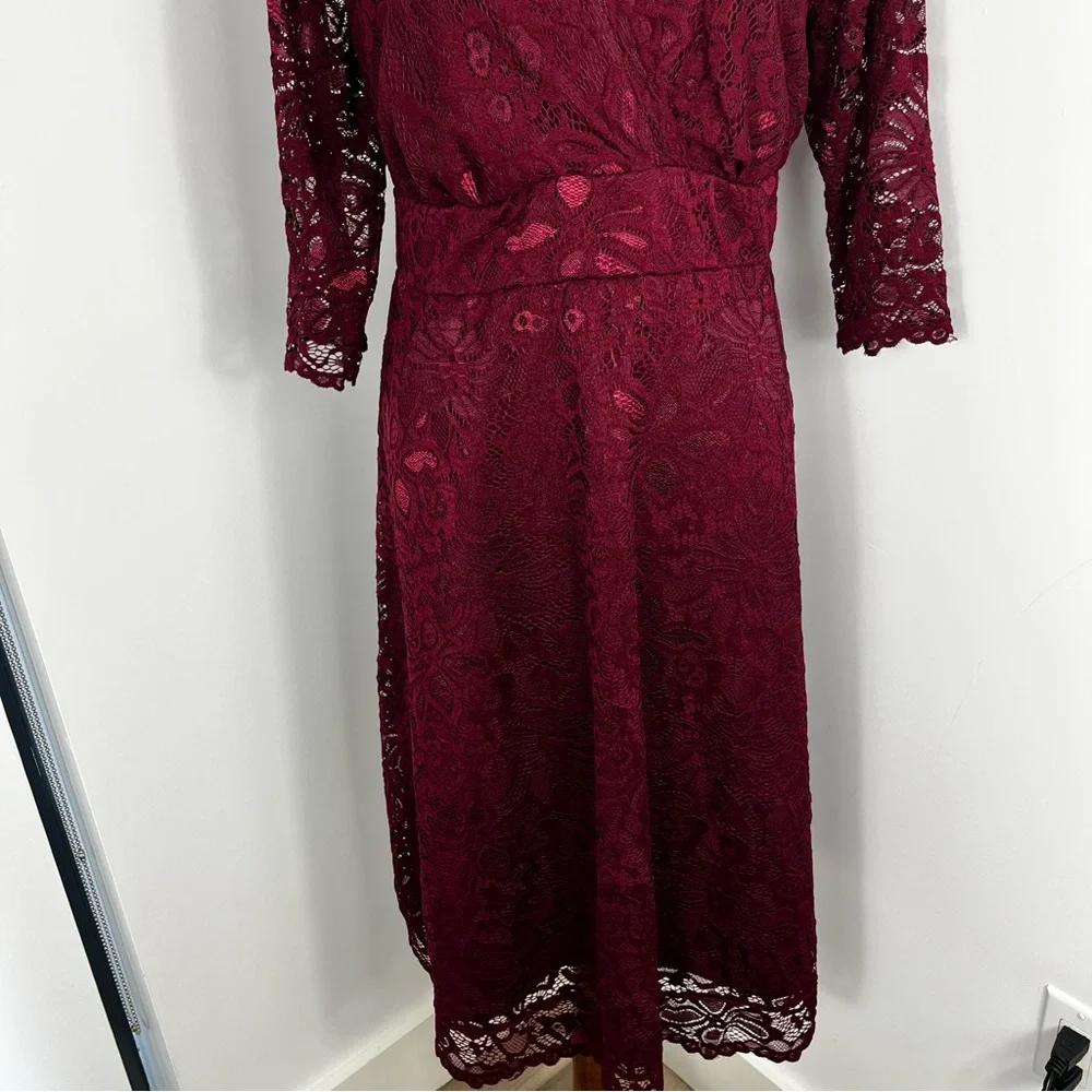 Kiyonna Mademoiselle lace cocktail dress